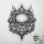 Tattoo design an abstract representation of a… – tattoo sketch (№1755631009_0, 19.08.2025 19:16) — tattoovalue.net