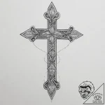 3d (effect), tattoo line art, on a clean whit… – tattoo sketch (№1755632051_0, 19.08.2025 19:34) — tattoovalue.net