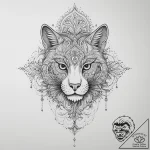Tattoo design a simple line drawing of a chil… – tattoo sketch (№1755634133_0, 19.08.2025 20:08) — tattoovalue.net