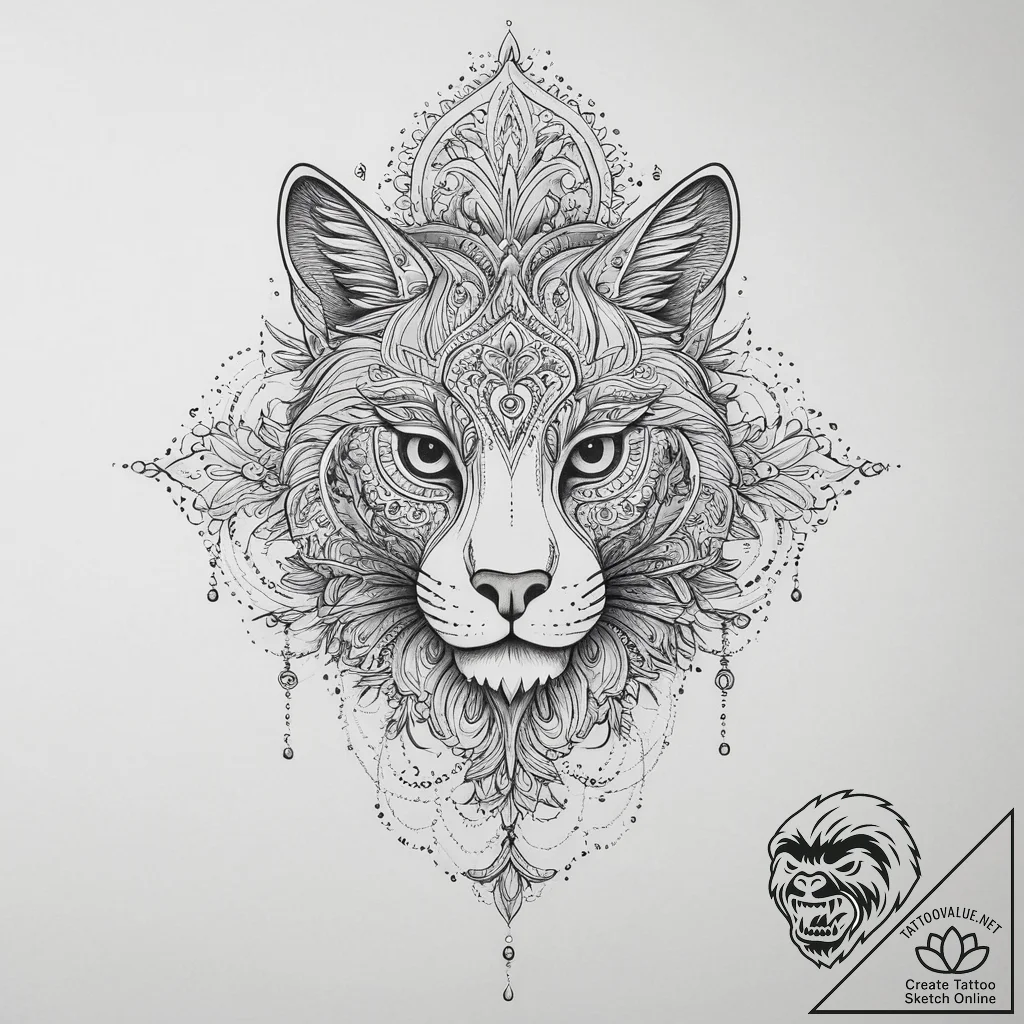 Tattoo design a simple line drawing of a chil... - tattoo sketch (№1755634133_0, 19.08.2025 20:08) — tattoovalue.net