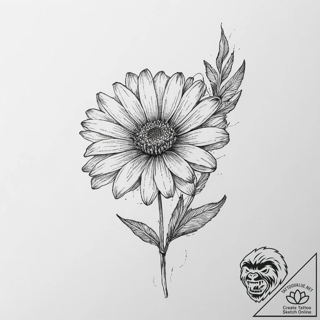 Tattoo sketch a slender sprig of lavender or... - tattoo sketch (№1755642056_0, 19.08.2025 22:20) — tattoovalue.net