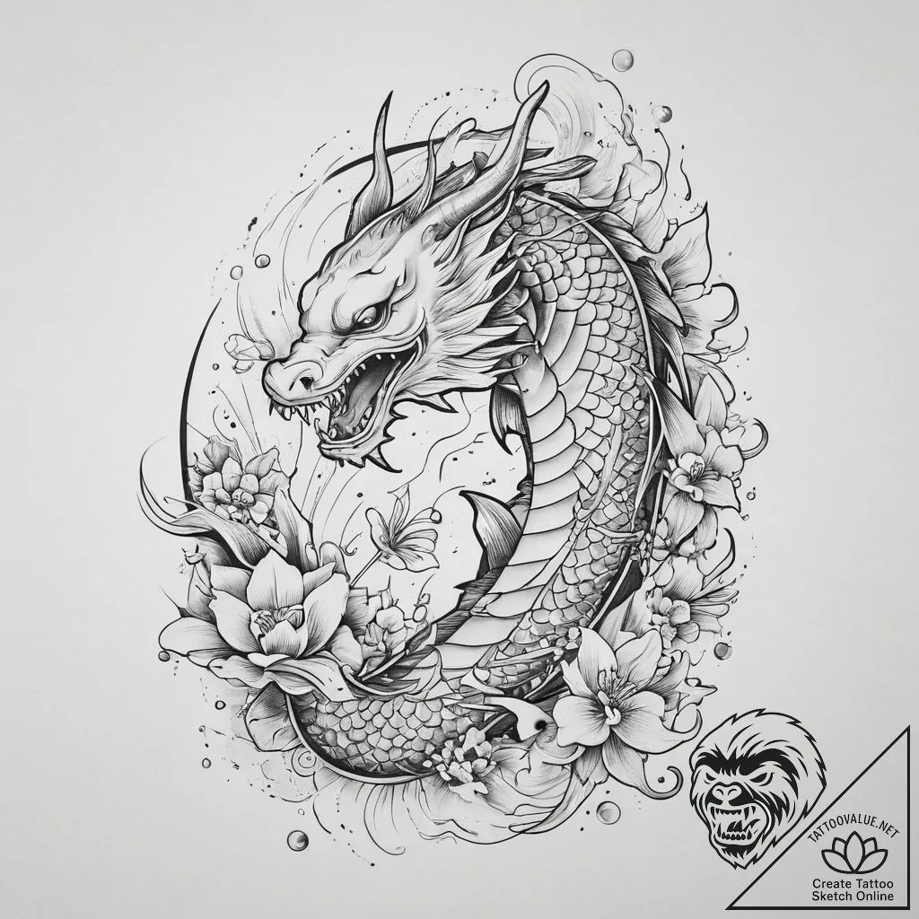 Sailboat, tattoo drawing outline, black and g... - tattoo sketch (№1755642265_0, 19.08.2025 22:24) — tattoovalue.net
