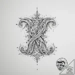 Tattoo design the first letter of a name tran… – tattoo sketch (№1755668908_0, 20.08.2025 05:48) — tattoovalue.net