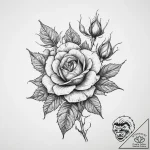 Rose hips – tattoo sketch (№1755672690_0, 20.08.2025 06:51) — tattoovalue.net