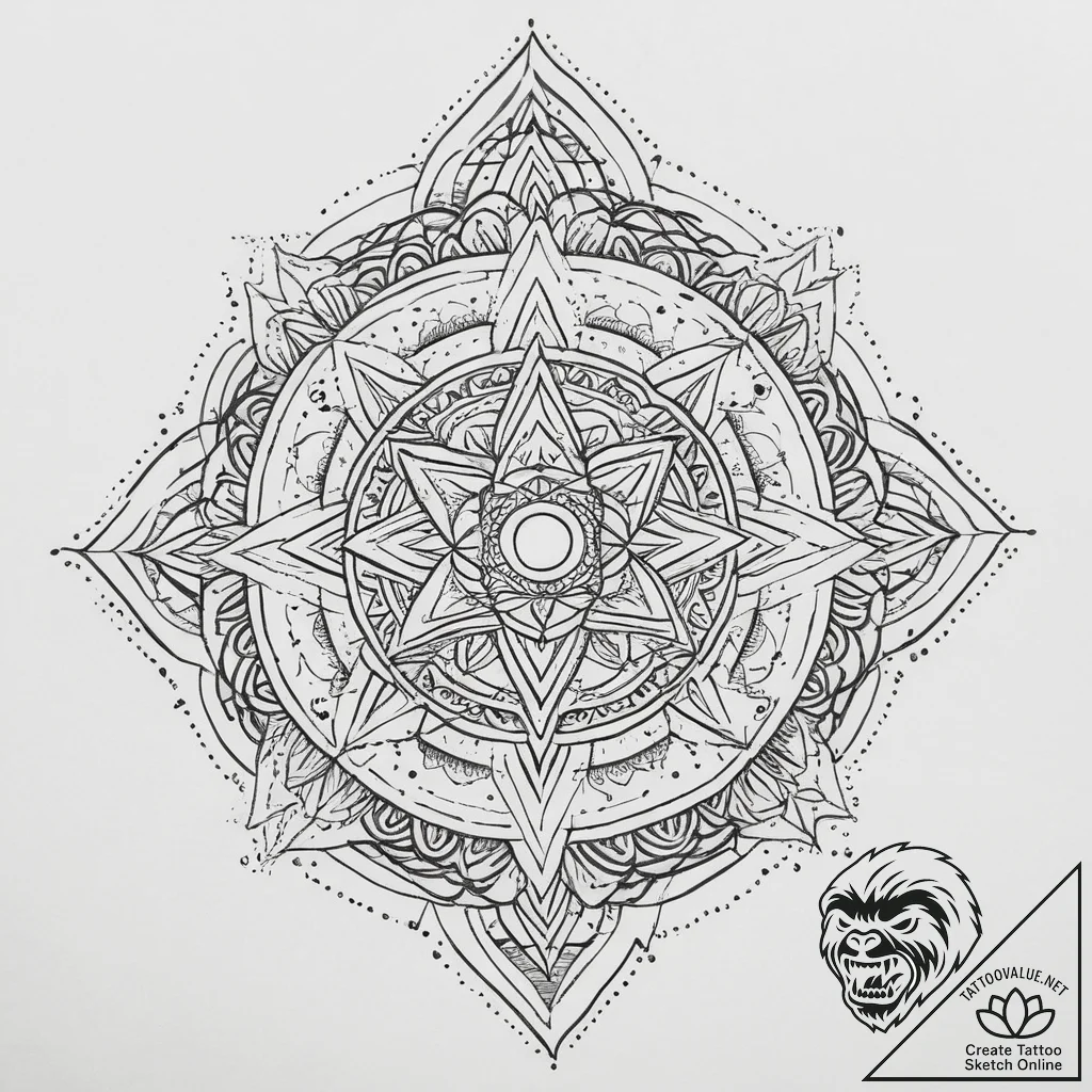 Tattoo sketch a pixelated character dissolvin... - tattoo sketch (№1755696728_0, 20.08.2025 13:32) — tattoovalue.net