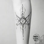 Tattoo design a small, abstract symbol on the… – tattoo sketch (№1755704715_0, 20.08.2025 15:45) — tattoovalue.net