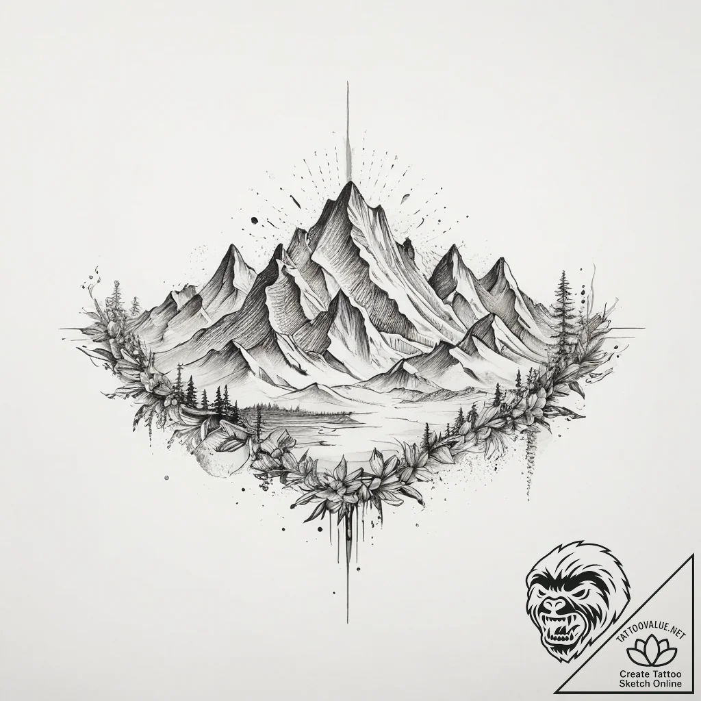 Tattoo design a stylized "boss battle" health... - tattoo sketch (№1755709401_0, 20.08.2025 17:03) — tattoovalue.net
