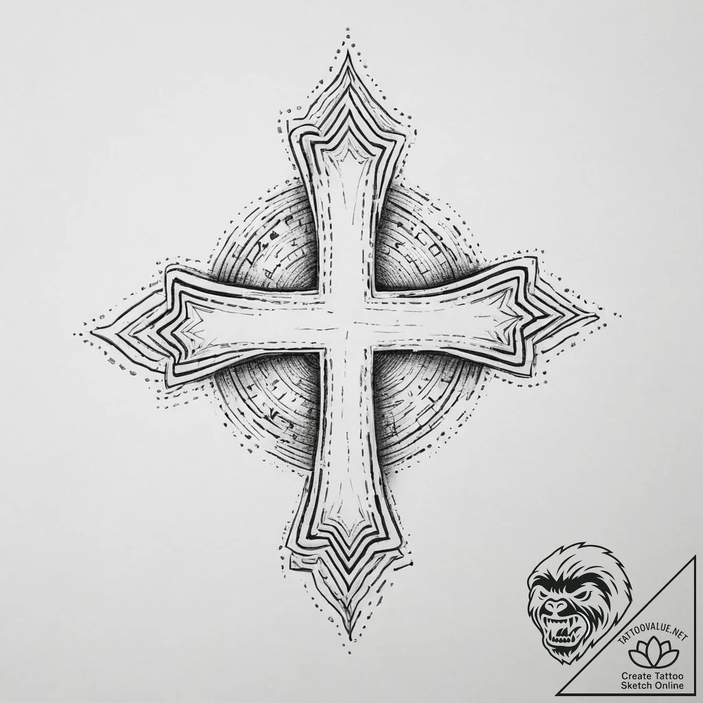 Tattoo sketch a subtle '1 up' symbol linework... - tattoo sketch (№1755711267_0, 20.08.2025 17:34) — tattoovalue.net