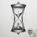 Hourglass nebula – tattoo sketch (№1755713131_0, 20.08.2025 18:05) — tattoovalue.net