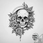 Tattoo sketch a tiny celestial body on the in… – tattoo sketch (№1755713338_0, 20.08.2025 18:08) — tattoovalue.net