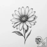 Tattoo sketch a slender sprig of lavender or… – tattoo sketch (№1755715786_0, 20.08.2025 18:49) — tattoovalue.net