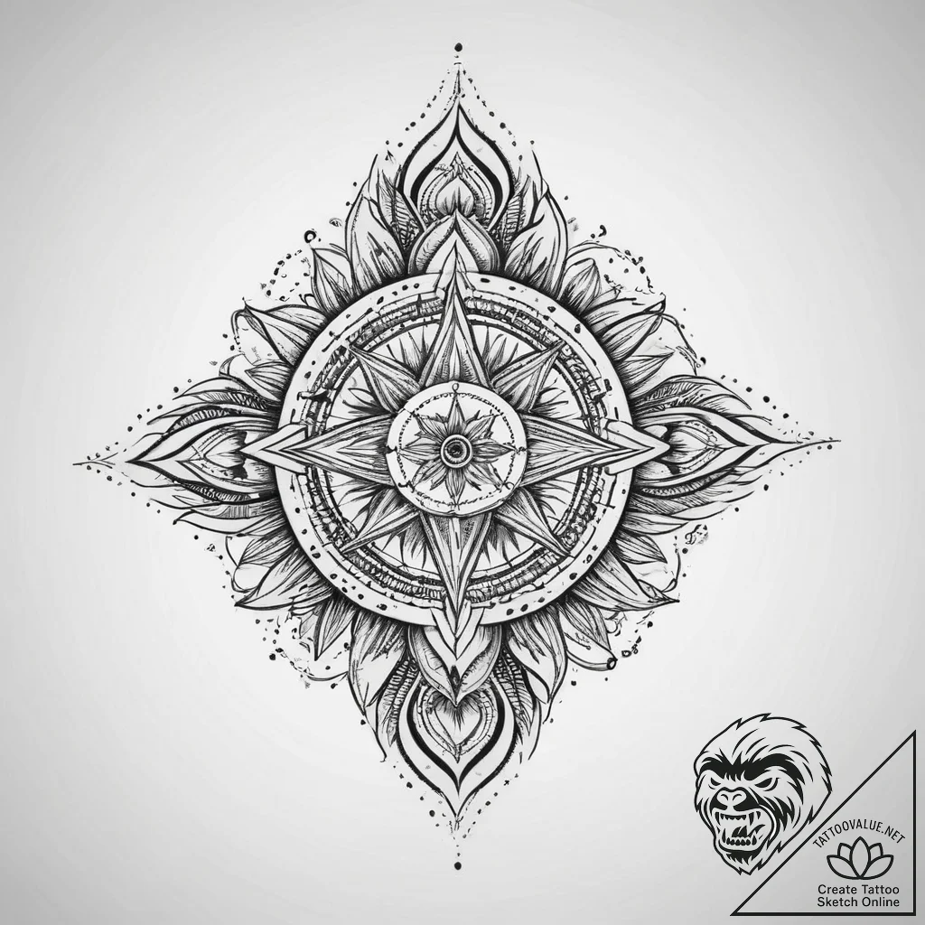 Tattoo sketch a "legendary" item icon with a... - tattoo sketch (№1755718269_0, 20.08.2025 19:31) — tattoovalue.net