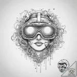 Tattoo sketch an abstract representation of v… – tattoo sketch (№1755719918_0, 20.08.2025 19:58) — tattoovalue.net