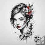 Tattoo sketch a memorial portrait in a realis… – tattoo sketch (№1755721777_0, 20.08.2025 20:29) — tattoovalue.net