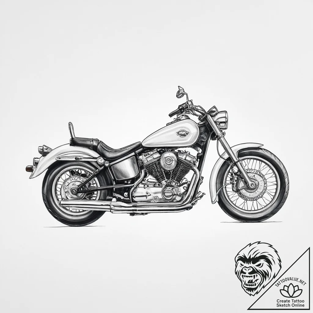 Transportation & machines - tattoo sketch (№1755726930_0, 20.08.2025 21:55) — tattoovalue.net