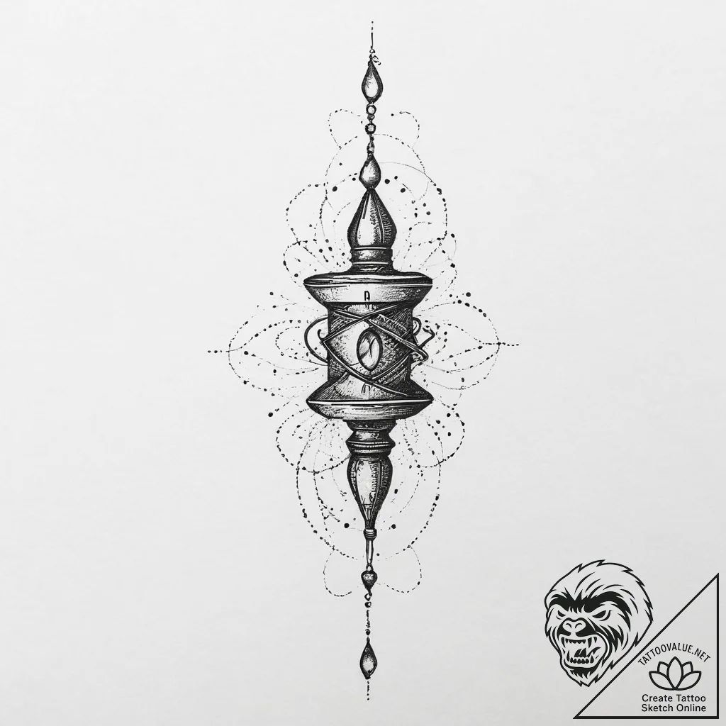 Tattoo sketch: a simple, elegant tattoo of a... - tattoo sketch (№1755728379_0, 20.08.2025 22:19) — tattoovalue.net