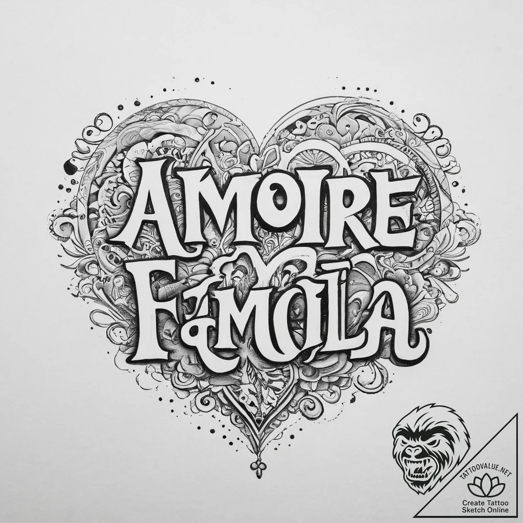 Tattoo sketch a significant short phrase in a... - tattoo sketch (№1755729003_0, 20.08.2025 22:30) — tattoovalue.net