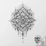 Tattoo design a gentle blend of cool tones, f… – tattoo sketch (№1755733375_0, 20.08.2025 23:42) — tattoovalue.net