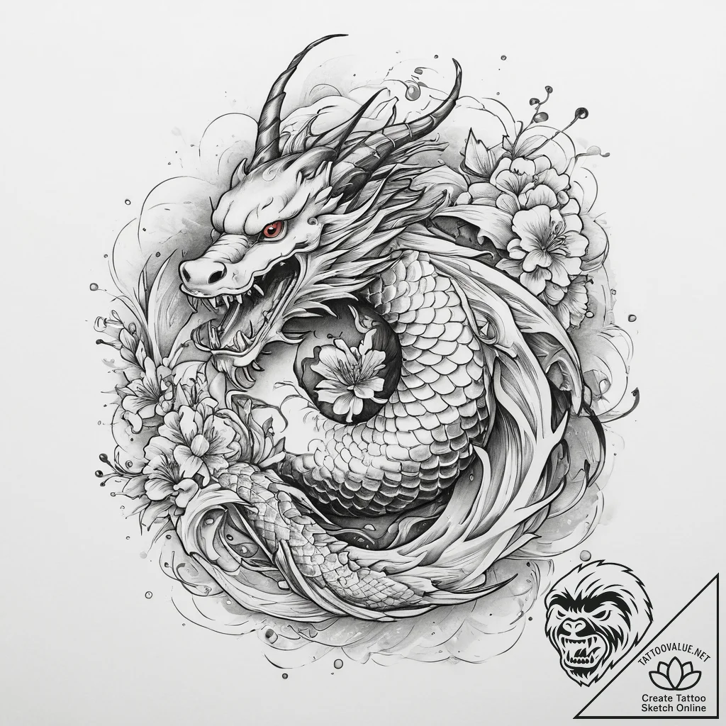 Tattoo sketch a character sheet with a single... - tattoo sketch (№1755733794_0, 20.08.2025 23:49) — tattoovalue.net