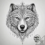 Tattoo sketch a warrior’s spirit animal (e.g…. – tattoo sketch (№1755735445_0, 21.08.2025 00:17) — tattoovalue.net