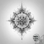Tattoo sketch: a dynamic kolovrat depicted in… – tattoo sketch (№1755736844_0, 21.08.2025 00:40) — tattoovalue.net