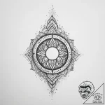 Tattoo design an abstract flow of positive en… – tattoo sketch (№1755740206_0, 21.08.2025 01:36) — tattoovalue.net