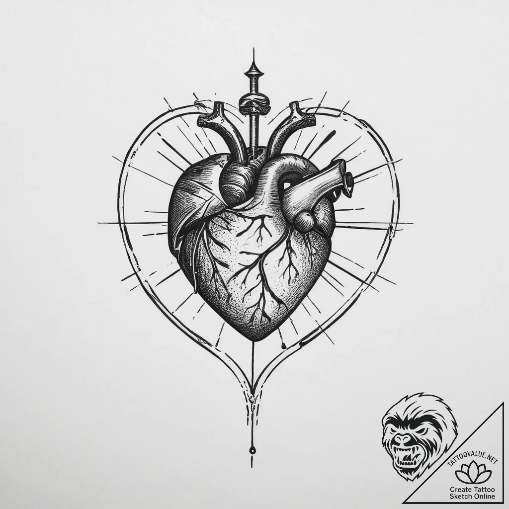 Tattoo design a tiny heart on the inside of a... - tattoo sketch (№1755741601_0, 21.08.2025 02:00) — tattoovalue.net
