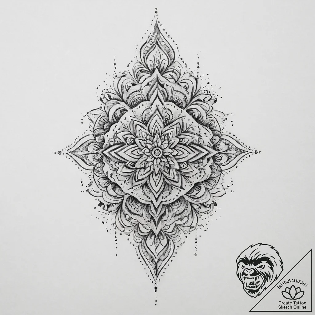Tattoo sketch a watercolor splash in soft pas... - tattoo sketch (№1755745385_0, 21.08.2025 03:03) — tattoovalue.net