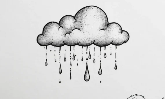 Tattoo sketch a minimalist rendering of a clo... - tattoo sketch (№1755747184_0, 21.08.2025 03:33) — tattoovalue.net