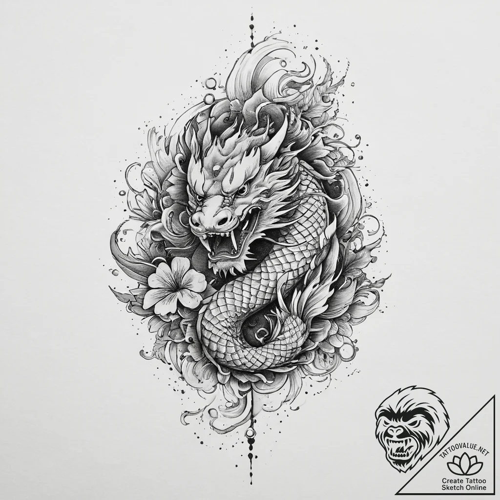 Tattoo design a simple controller button dotw... - tattoo sketch (№1755782713_0, 21.08.2025 13:25) — tattoovalue.net