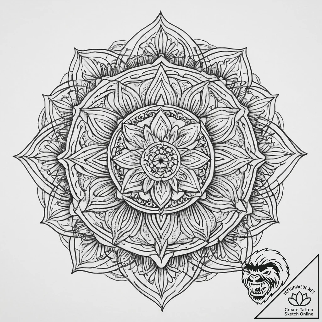 Tattoo design a subtle texture of flowing wat... - tattoo sketch (№1755783701_0, 21.08.2025 13:41) — tattoovalue.net