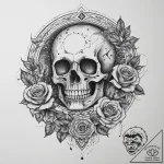 Astrolabe, artistic tattoo sketch, sepia tone… – tattoo sketch (№1755786484_0, 21.08.2025 14:28) — tattoovalue.net