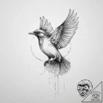 Tattoo sketch a subtle symbol (e.g., a semico… – tattoo sketch (№1755786878_0, 21.08.2025 14:34) — tattoovalue.net