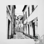 A quiet, forgotten alleyway in naples, italy,… – tattoo sketch (№1755791863_0, 21.08.2025 15:57) — tattoovalue.net