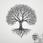 Tattoo sketch a stylized “tree of life” with… – tattoo sketch (№1755792071_0, 21.08.2025 16:01) — tattoovalue.net