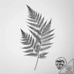 Fern, tattoo sketch design, dotwork tattoo st… – tattoo sketch (№1755794055_0, 21.08.2025 16:34) — tattoovalue.net
