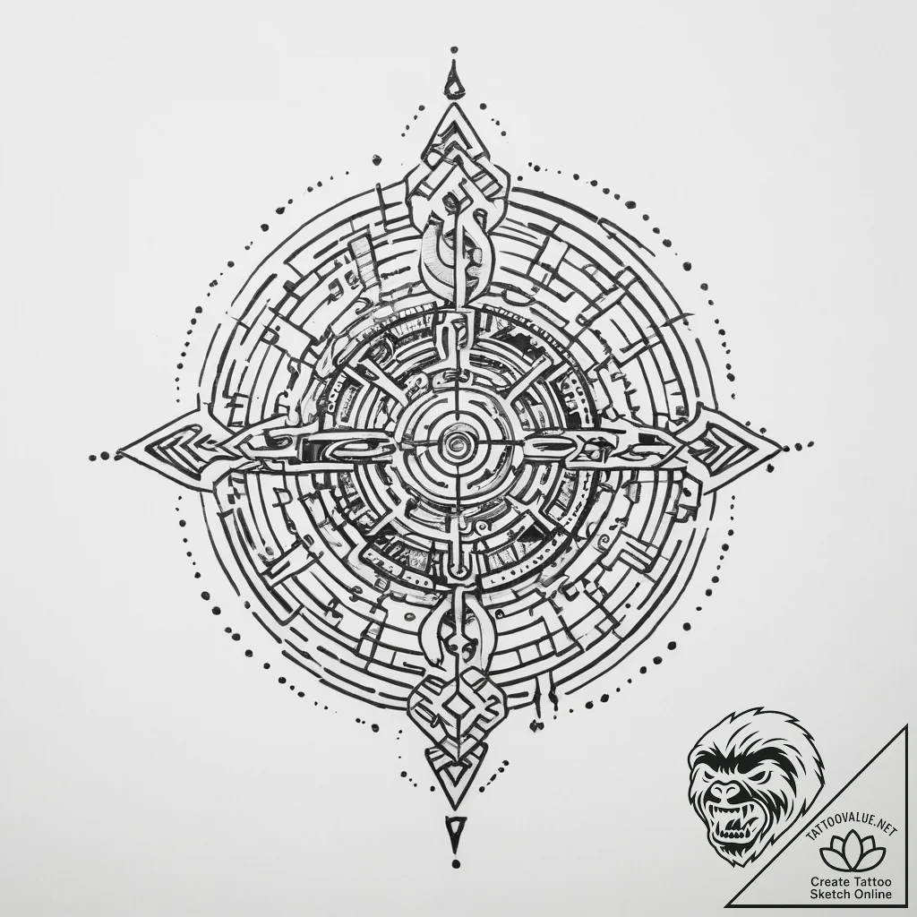 Tattoo design a stylized "cheat code" sequenc... - tattoo sketch (№1755795258_0, 21.08.2025 16:54) — tattoovalue.net