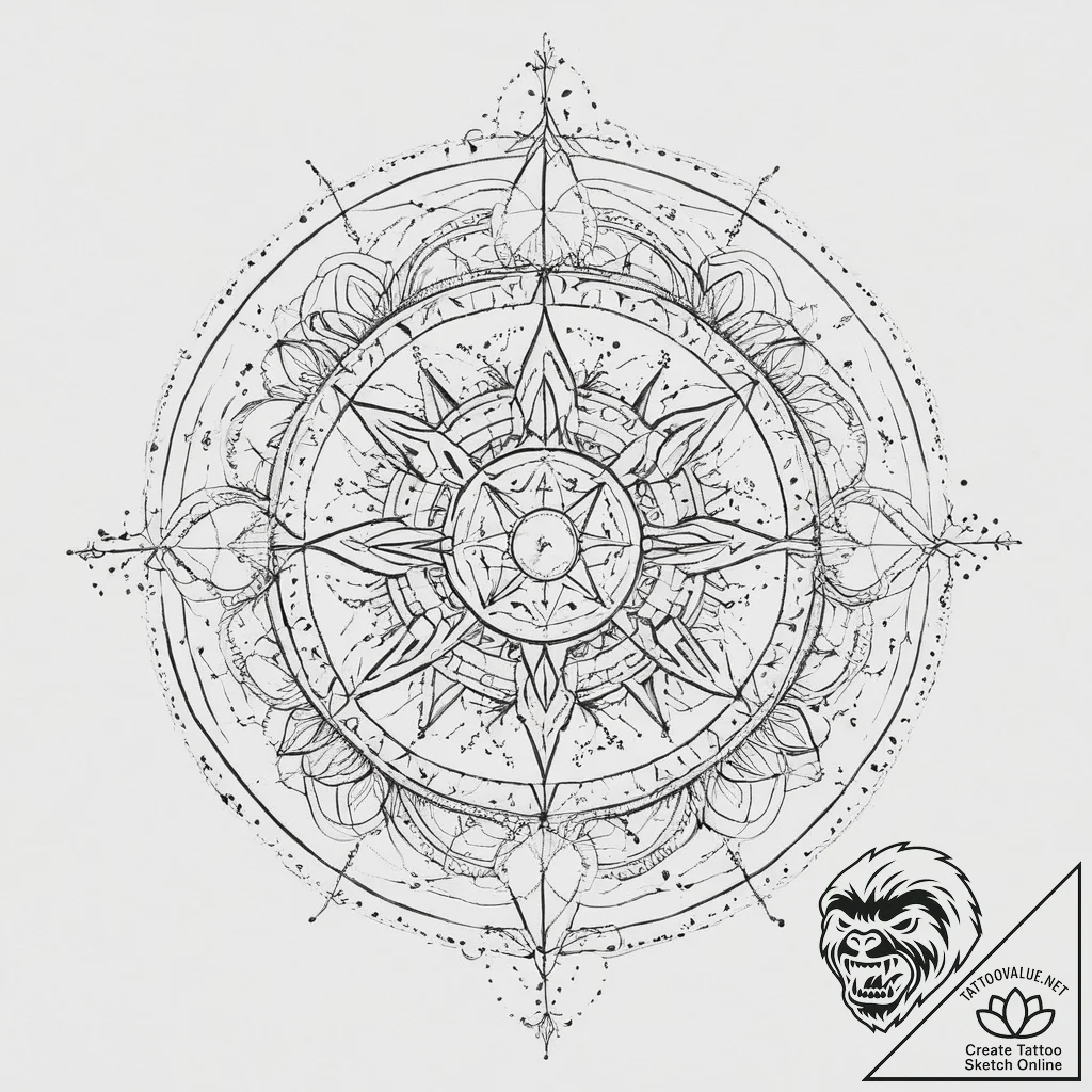 Tattoo sketch a zodiac constellation appearin... - tattoo sketch (№1755795652_0, 21.08.2025 17:00) — tattoovalue.net