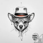 Tattoo sketch a tiny, cute animal wearing a s… – tattoo sketch (№1755796049_0, 21.08.2025 17:07) — tattoovalue.net