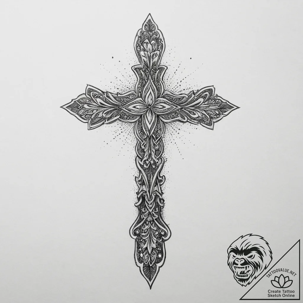 Knife, tattoo sketch design, dotwork shading,... - tattoo sketch (№1755796456_0, 21.08.2025 17:14) — tattoovalue.net