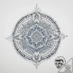 Tattoo sketch blue, artistic tattoo sketch, r… – tattoo sketch (№1755797884_0, 21.08.2025 17:38) — tattoovalue.net