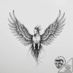 Tattoo sketch pegasus wings, tattoo drawing o… – tattoo sketch (№1755798081_0, 21.08.2025 17:41) — tattoovalue.net