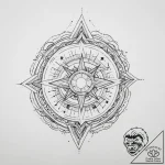Tattoo sketch cosmic essence, tattoo flash sh… – tattoo sketch (№1755798473_0, 21.08.2025 17:47) — tattoovalue.net
