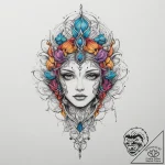 Tattoo sketch mystical tale, artistic tattoo… – tattoo sketch (№1755799066_0, 21.08.2025 17:57) — tattoovalue.net