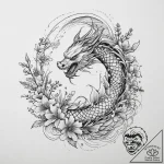Tattoo sketch slavic fern flower, artistic ta… – tattoo sketch (№1755800262_0, 21.08.2025 18:17) — tattoovalue.net