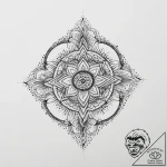 Tattoo sketch sacred identity, ink illustrati… – tattoo sketch (№1755801444_0, 21.08.2025 18:37) — tattoovalue.net