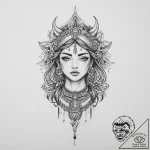 Tattoo sketch mirage – tattoo sketch (№1755802042_0, 21.08.2025 18:47) — tattoovalue.net