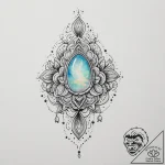 Tattoo sketch opal, tattoo sketch design, on… – tattoo sketch (№1755803832_0, 21.08.2025 19:17) — tattoovalue.net