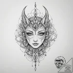 Tattoo sketch mystical character, tattoo draw… – tattoo sketch (№1755805433_0, 21.08.2025 19:43) — tattoovalue.net