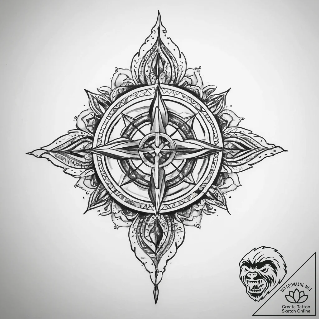 Tattoo sketch blessed truth - tattoo sketch (№1755805837_0, 21.08.2025 19:50) — tattoovalue.net